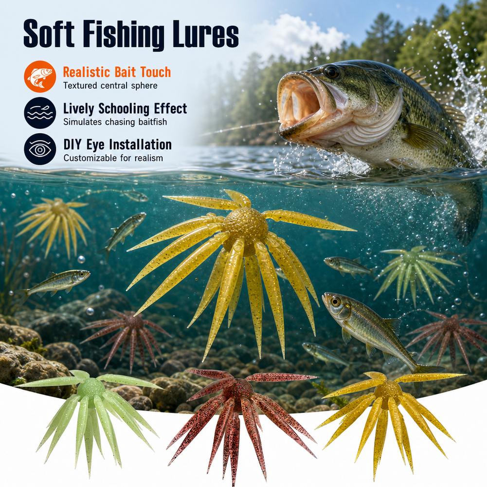 17mm Finesse Bass Fishing zach - Fishing Lure Soft Plastic recensie en prijs