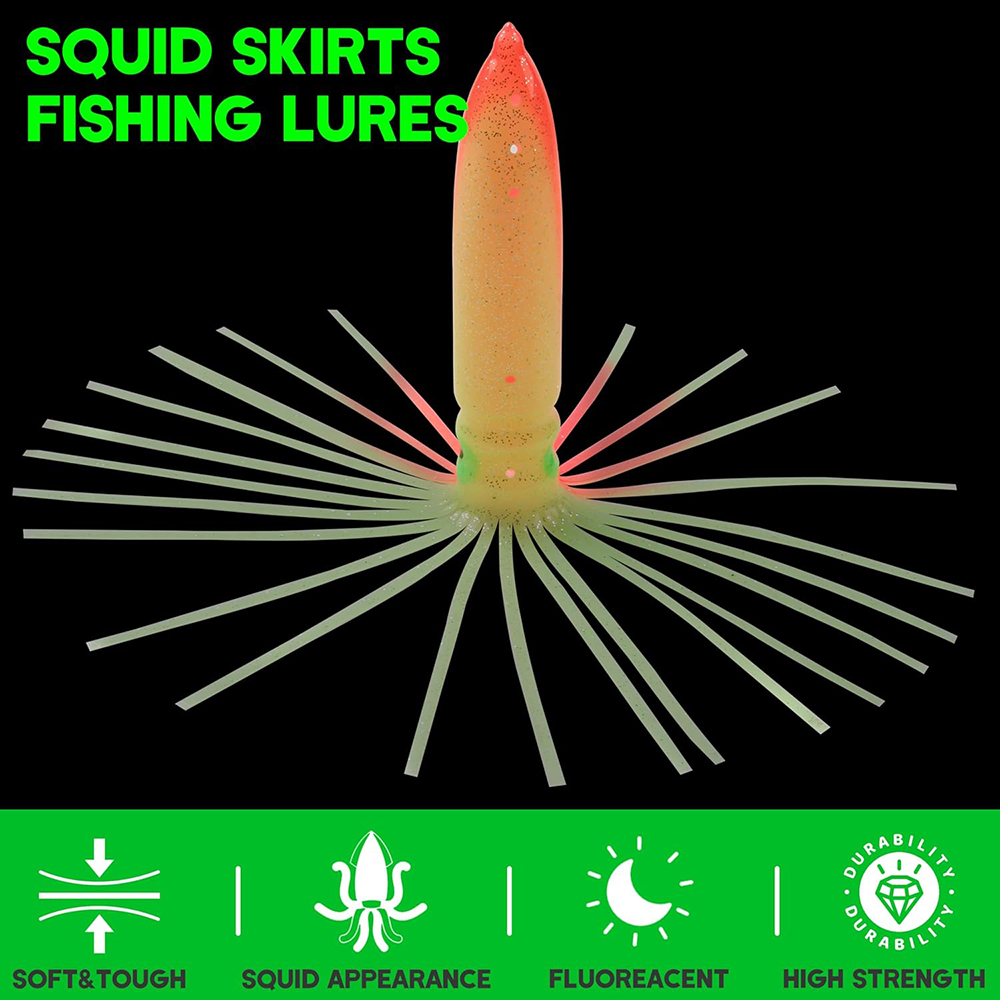 4 Stuks Lichtgevende Inktvis R - Fishing Lure Buzzbait recensie en prijs