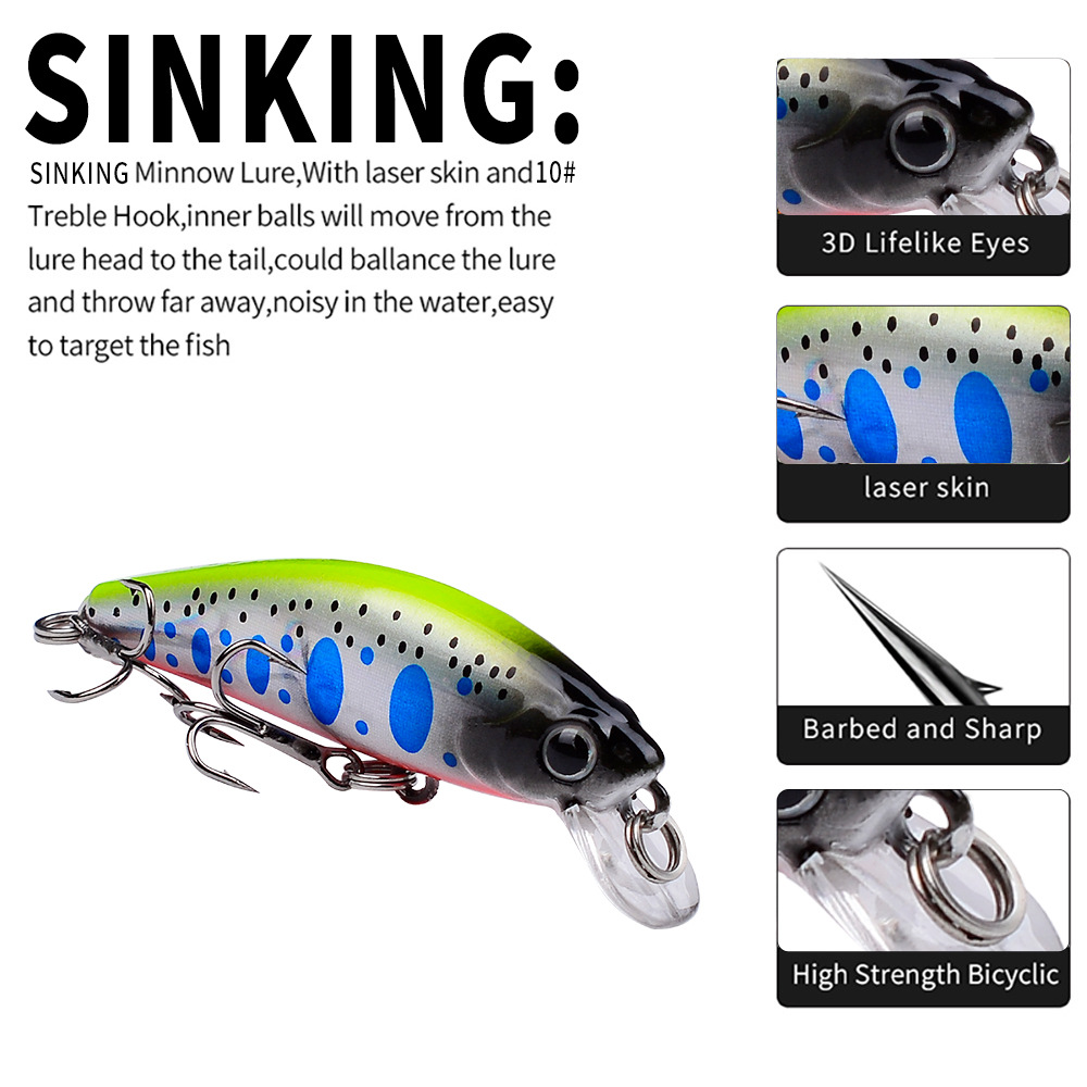 5.6 Cm 6.8G Mini Sinking Minno - Fishing Lure Jerkbait recensie en prijs