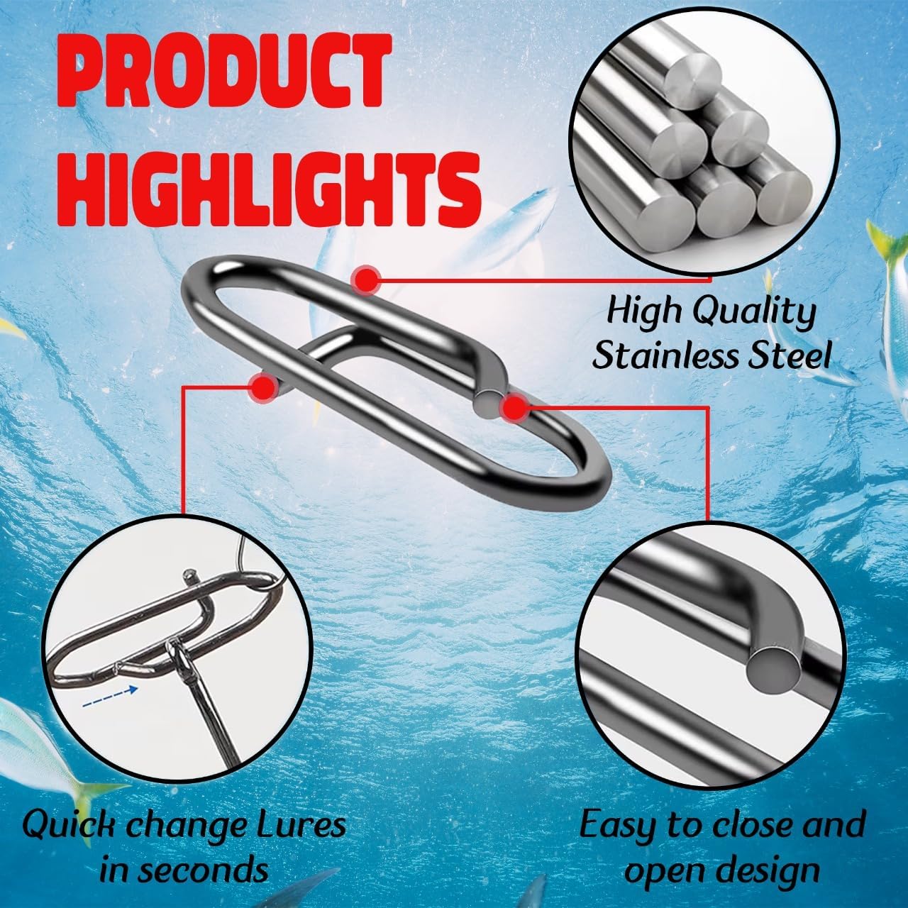 9KM Vissen Snap Kit 110pcs Pow - Fishing Lure Accessories recensie en prijs