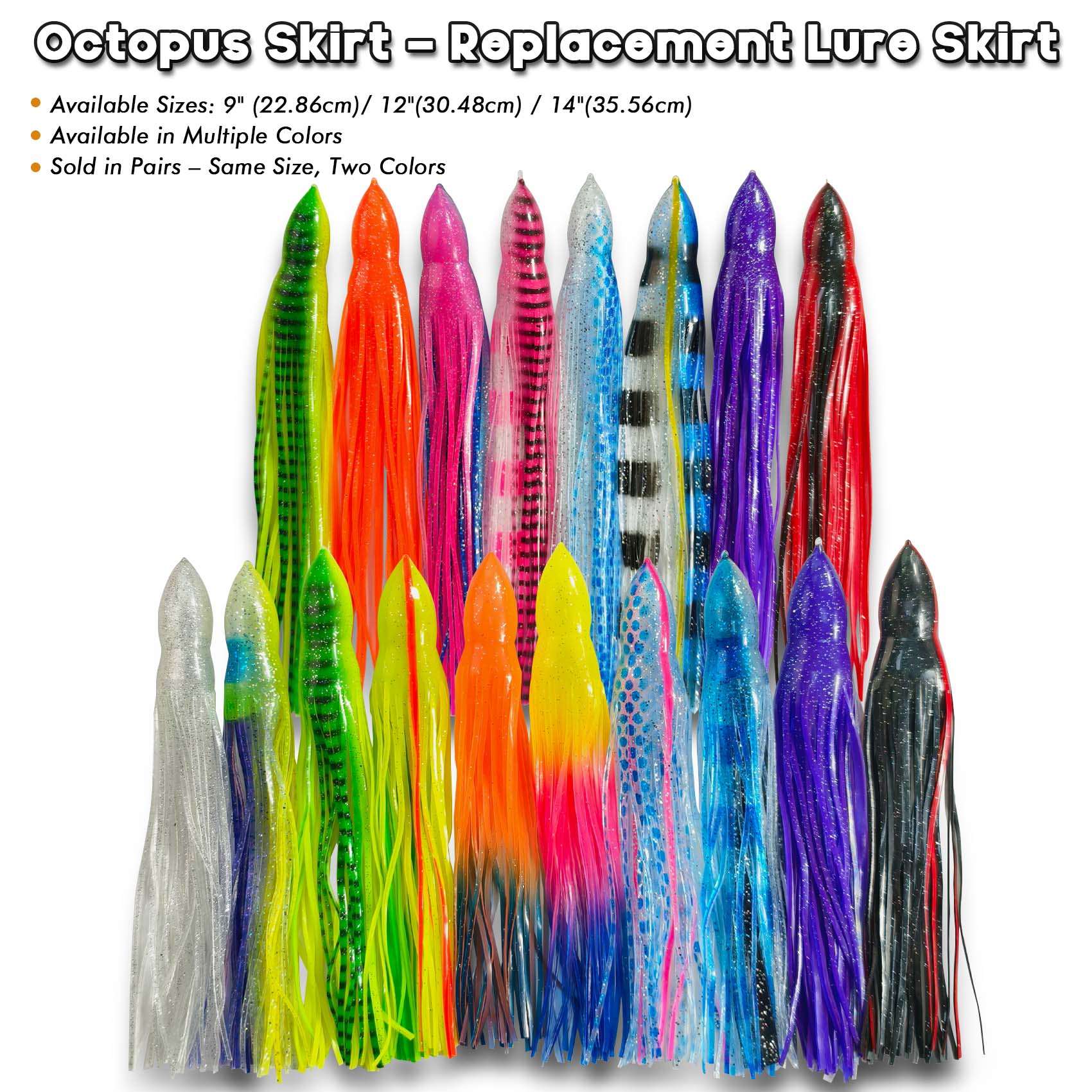 Aventik Squid Skirt voor troll - Fishing Lure Buzzbait recensie en prijs
