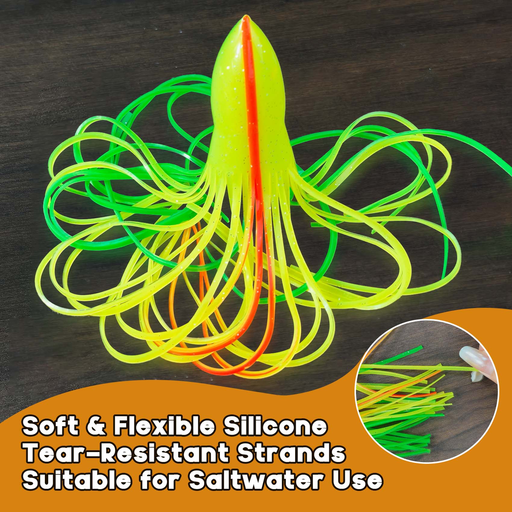 Aventik Squid Skirt voor troll - Fishing Lure Buzzbait recensie en prijs