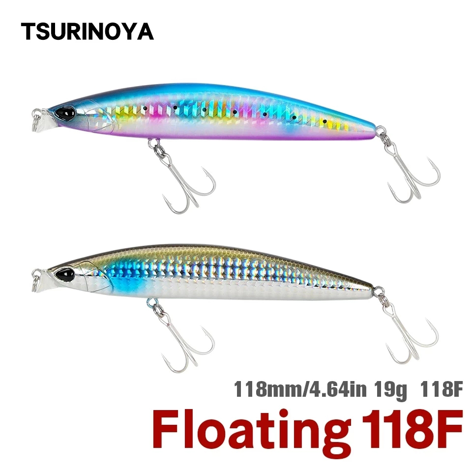 TSURINOYA-Ondiepe afstand drij - Fishing Lure Jerkbait recensie en prijs