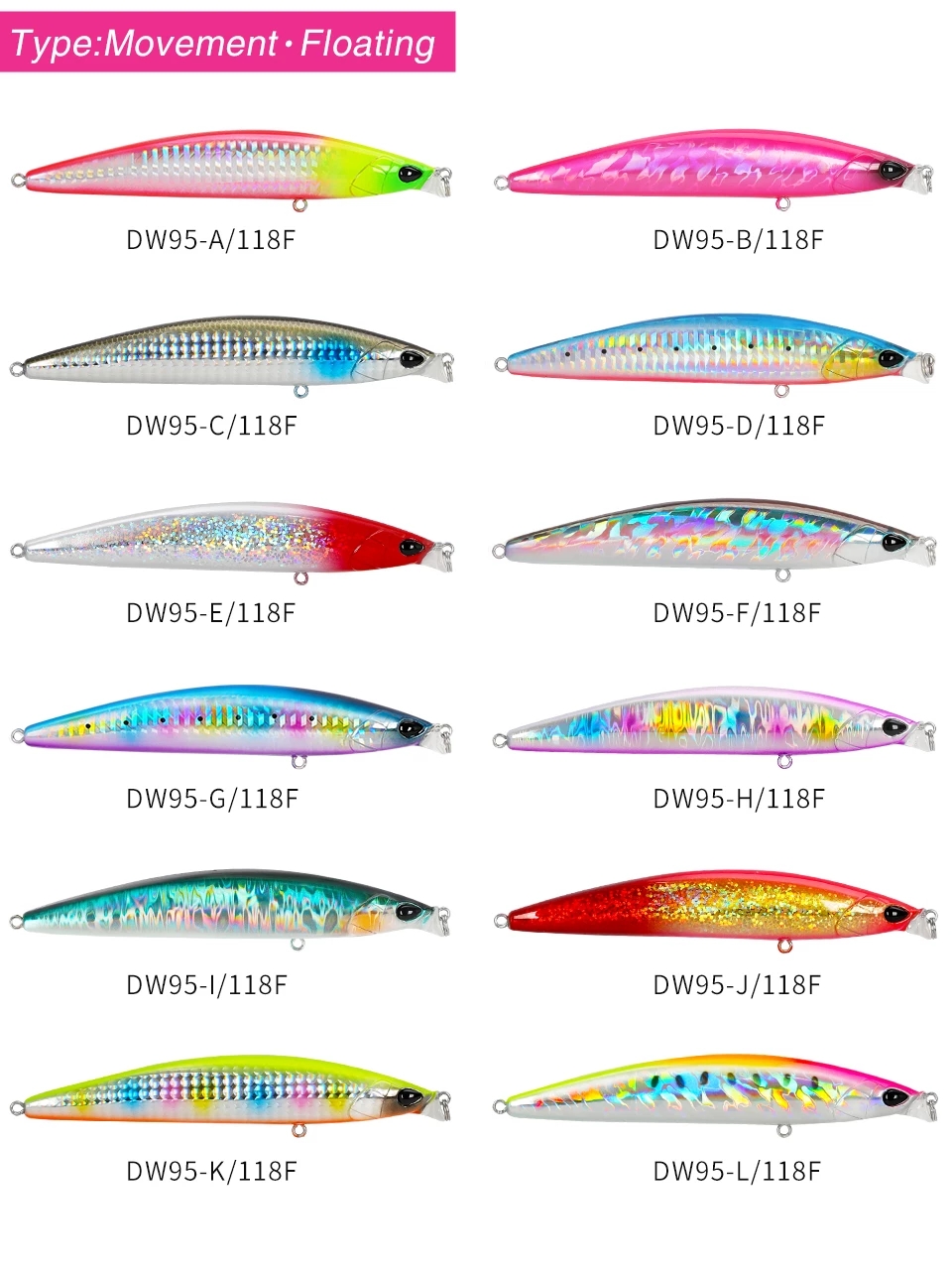 TSURINOYA-Ondiepe afstand drij - Fishing Lure Jerkbait recensie en prijs